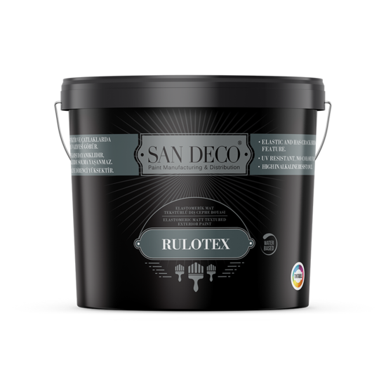 San Deco - Rulotex - Elastomerik Mat Dış Cephe Boyası