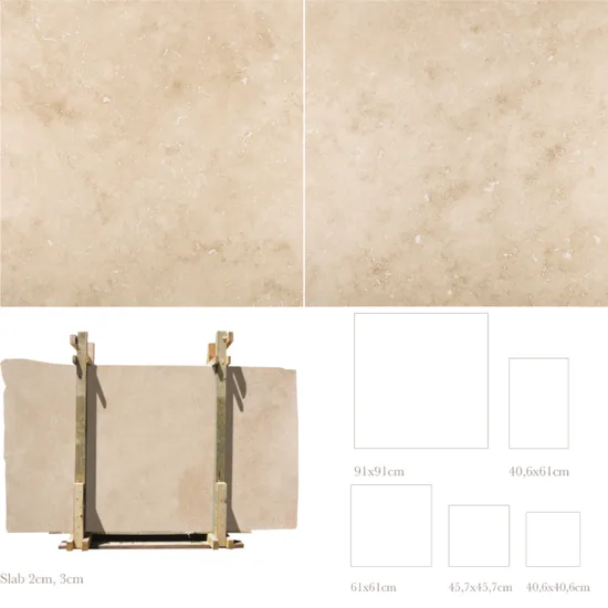 Sesemar Mermer - Medium Travertine Dolgulu ve Mat Cilalı - Traverten