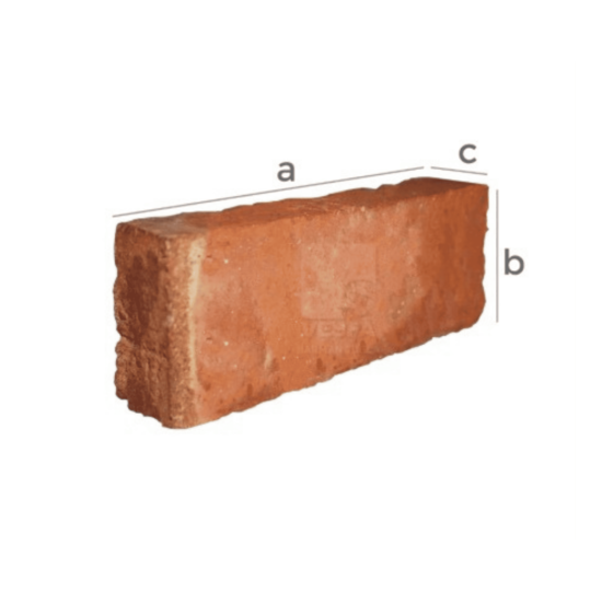 Zümrüt Kiremit Tuğla - Bisküvi Harman Tuğla - 150 x 60 x 30 mm Ebatlarında
